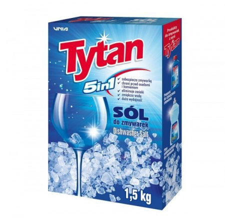 Sól do zmywarki 5in1 Tytan 1,5 kg x 4 sztuki