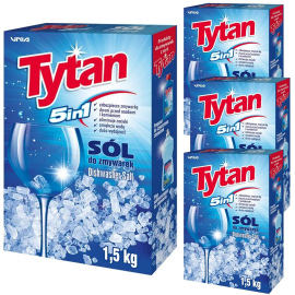 Sól do zmywarki 5in1 Tytan 1,5 kg x 4 sztuki