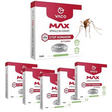 Spirala na komary Max Vaco (6 sztuk) x 6 opakowań