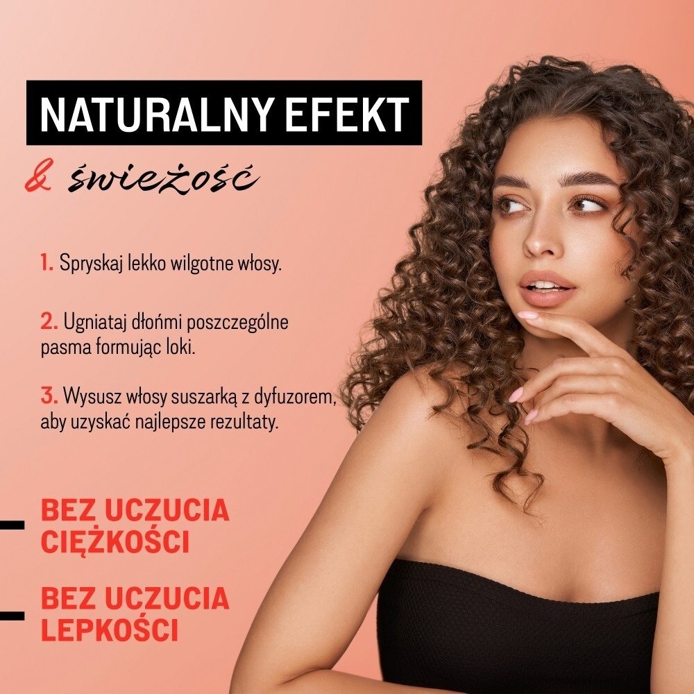 Spray do loków Joanna Professional Curls sprężystość i elastyczność 300 ml