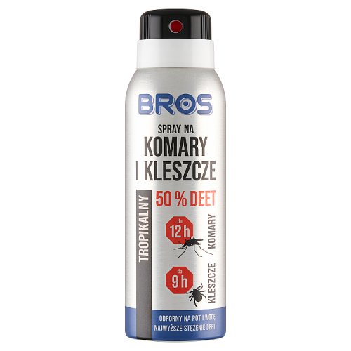 Spray na komary i kleszcze 50 % Deet 90 ml Bros