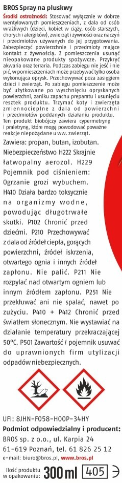 Spray na pluskwy Bros 300 ml