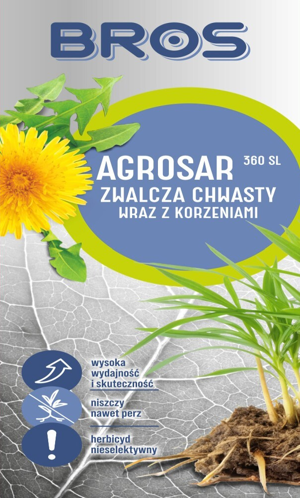 Środek chwastobójczy Agrosar 360 sl Bros 500 ml