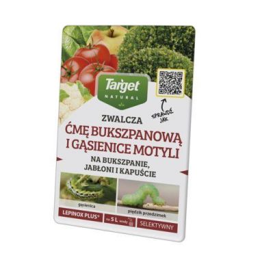 Środek do biologicznego zwalczania gąsienic motyli i ćmę bukszpanową Lepinox Plus Target 10 g