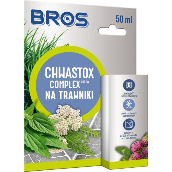 Środek do zwalczania chwastów na trawnikach Chwastox complex 260 EW 50 ml