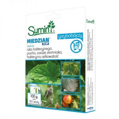 Środek grzybobójczy Miedzian 50 WP Sumin 100 g