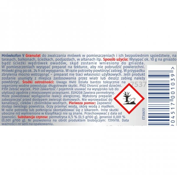 Środek na mrówki Mrówkofon Bros 60 g x 4 szt