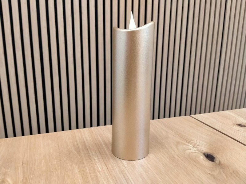 Świeca LED Gold 17 cm