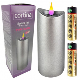 Świeca LED Silver 15 cm