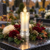 Świeca LED z bateriami ciepła biała 18 cm Cortina