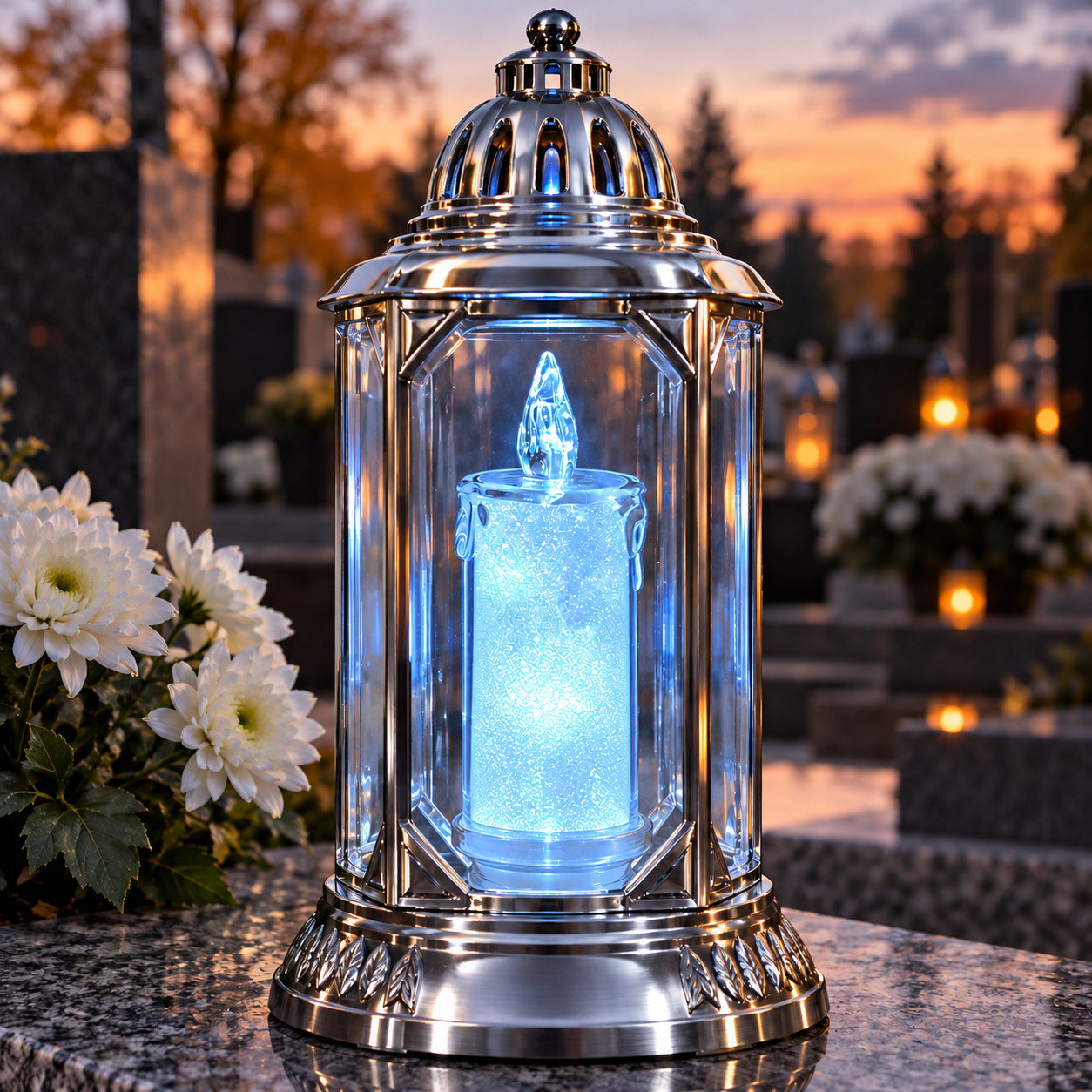 Świeca LED z bateriami zimna biała 18 cm Cortina x 12 szt