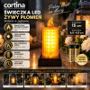 Świeczka LED żywy płomień na baterie 15 cm Cortina x 5szt