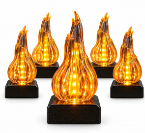 Świeczka LED żywy płomień XL na baterie 15,5 cm Cortina x 5 szt