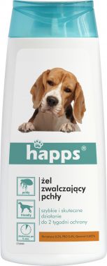Szampon dla psów przeciw pchłom Happs 150 ml