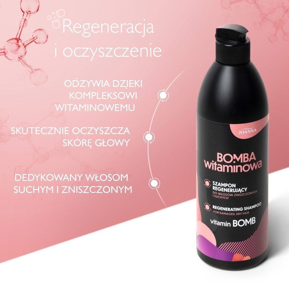 Szampon do włosów Joanna Bomba Witaminowa regenerujący 500 ml