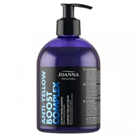 Szampon do włosów Joanna Professional Anti-Yellow Boost Complex tonujący kolor 500 g