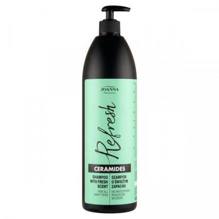 Szampon do włosów Joanna Professional Refresh Ceramides o świeżym zapachu 1000 ml