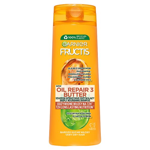 Szampon wzmacniający Garnier Fructis Oil Repair 3 Butter do włosów zniszczonych 400 ml