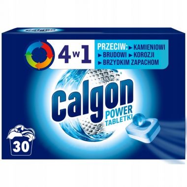 Tabletki do zmiękczania wody Calgon Power 4w1 (30 sztuk)