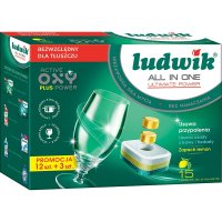 Tabletki do zmywarek Ludwik All in One (15 sztuk)