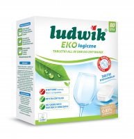 Tabletki do zmywarek Ludwik ekologiczne All in One (80 sztuk)