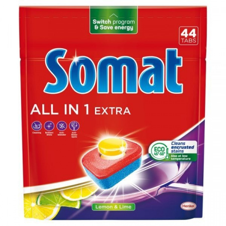 Tabletki do zmywarki Somat All in 1 Extra Lemon & Lime 730,4 g (44 sztuki)