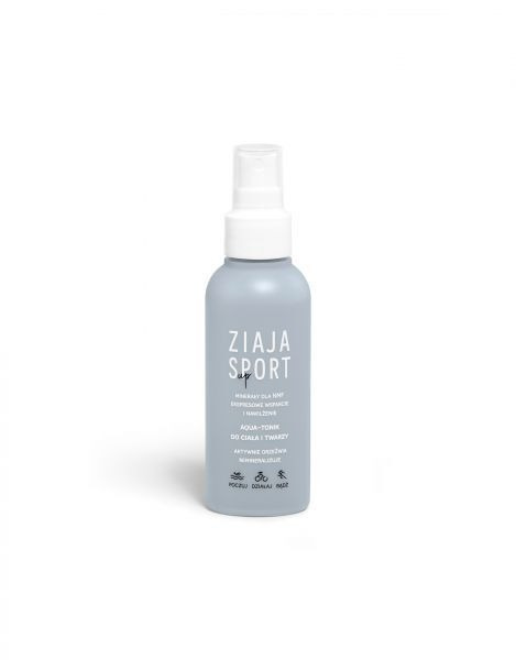 Tonik aqua do ciała i twarzy Ziaja Sport 120 ml