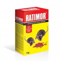 Trutka zbożowa na myszy i szczury Ratimor Bromadiolone 1 kg