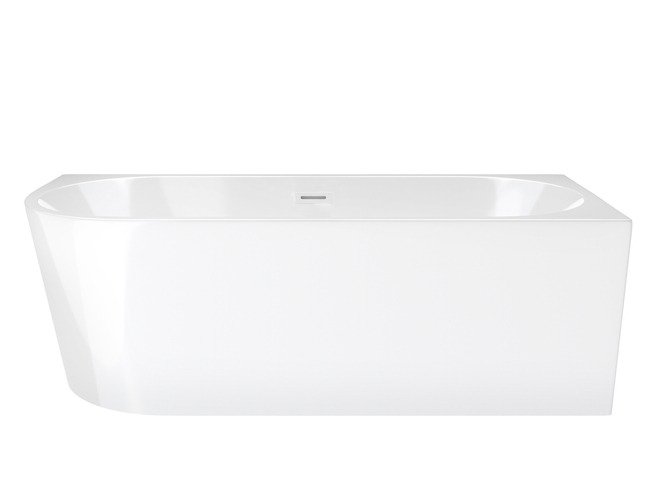 Wanna wolnostojąca narożna Corsan INTERO 170 x 73 Montaż prawostronny Korek klik-klak Biały