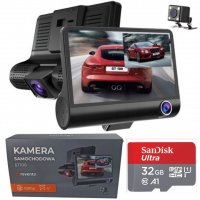 Wideorejestrator Kamera Cofania i Wnętrza GT100 + karta pamięci