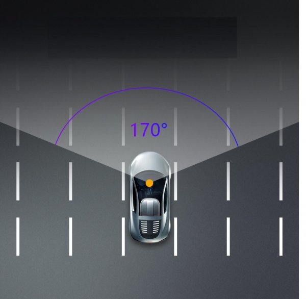 Wideorejestrator - kamera samochodowa z kamerą cofania GT800