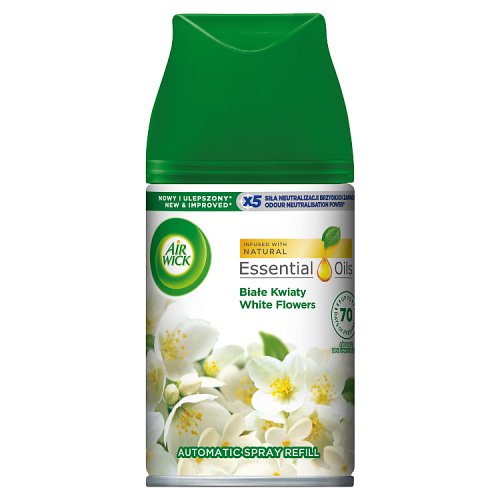 Wkład do odświeżacza powietrza Air Wick Freshmatic Max białe kwiaty 250 ml