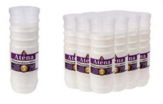 Wkład do zniczy Atena parafinowo-olejowy 5 86 h wys.18 cm (12 sztuk)