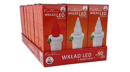 Wkład do zniczy Led 90 dni mix (21 sztuk)
