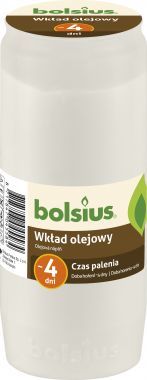 Wkład do zniczy olejowy Bolsius 4 doby (wys.14 cm)