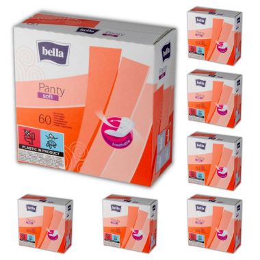 Wkładki higieniczne Bella Panty Soft (60 sztuk) x 7 opakowań
