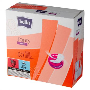 Wkładki higieniczne Bella Panty Soft (60 sztuk)