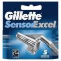 Wkłady do maszynki Gillette Sensor Excel (5 sztuk)
