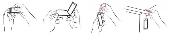 Zawieszka na mole ubraniowe w żelu Lavender Vaco (2 sztuki)