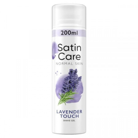 Żel do golenia Gillette Satin Care Normal Skin Lavender 200 ml