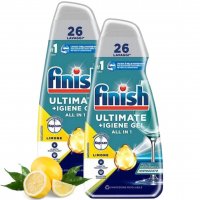 Żel do zmywarek Finish Ultimate+Igienel Lemon 560 ml x 2 opakowania