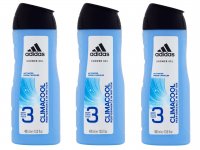Żel pod prysznic Adidas Climacool 3 w 1 400 ml x 3 sztuki
