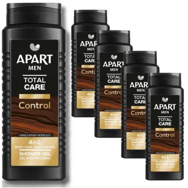 Żel pod prysznic Apart Man Total Care Control 4w1 500 ml x 5 sztuk