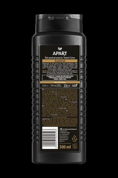 Żel pod prysznic Apart Man Total Care Control 4w1 500 ml