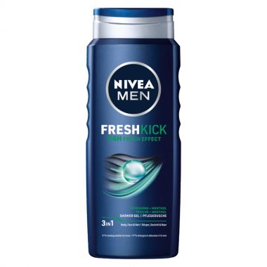 Żel pod prysznic Nivea Men Fresh Kick 3w1 500 ml