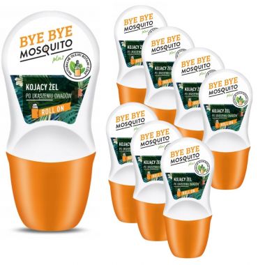 Żel roll-on kojący po ukąszeniu owadów Bye Bye Mosquito 50 ml x 8 sztuk