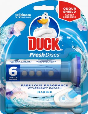 Żelowy krążek do toalety Duck Fresh Discs o zapachu morskim 36 ml
