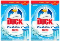 Żelowy krążek do toalety zapas Duck Fresh Discs Marine 72 ml (2 sztuki) x 2 opakowania