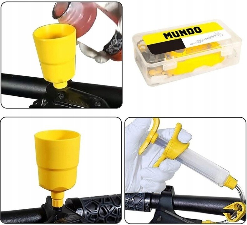 Zestaw do odpowietrzania hamulców rowerowych