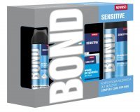 Zestaw kosmetyków Bond Sensitive (woda po goleniu 100ml + dezodorant 150 ml + pianka do golenia 50 ml)